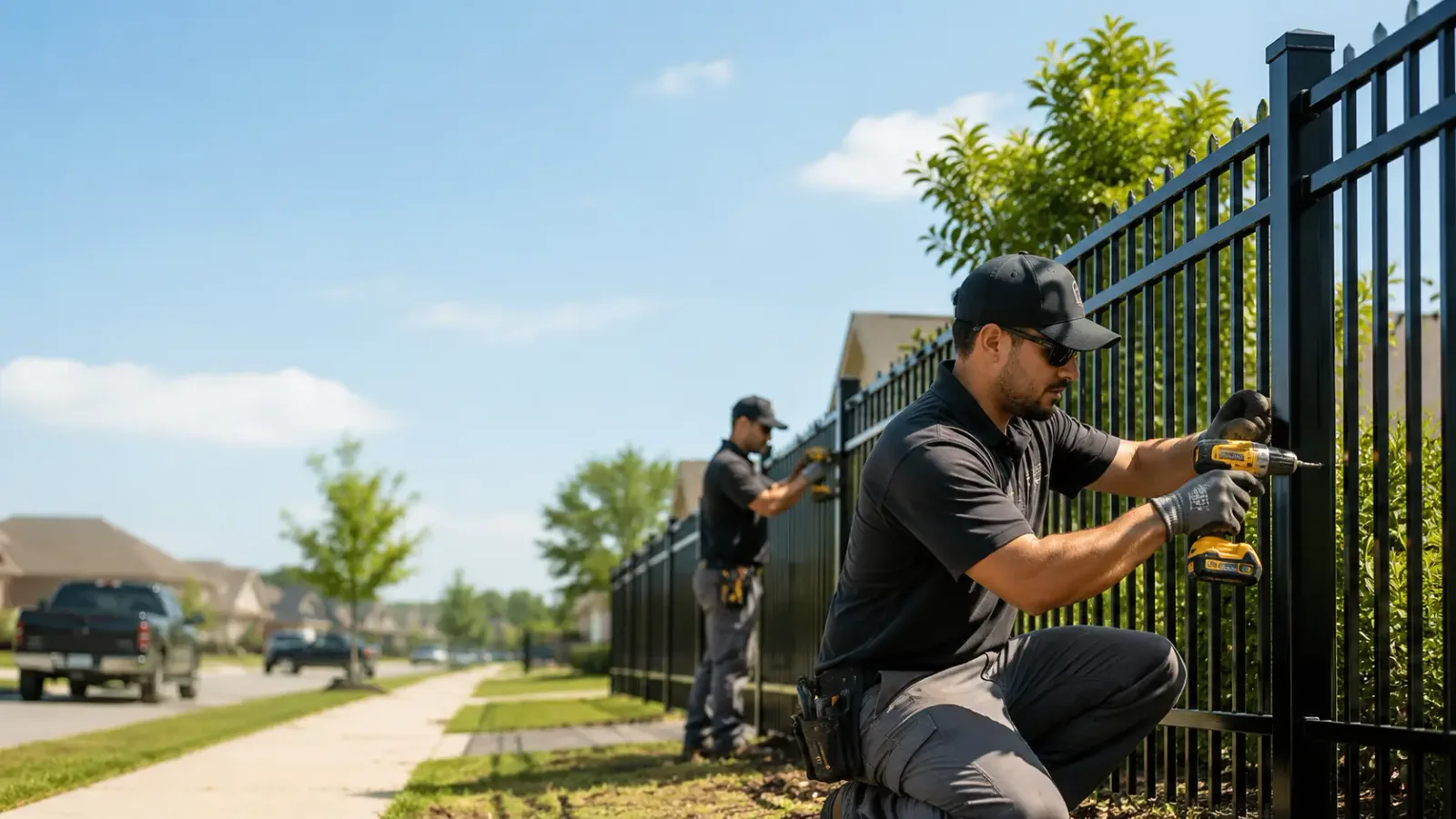 Metal Fence Installation in Finger, TN